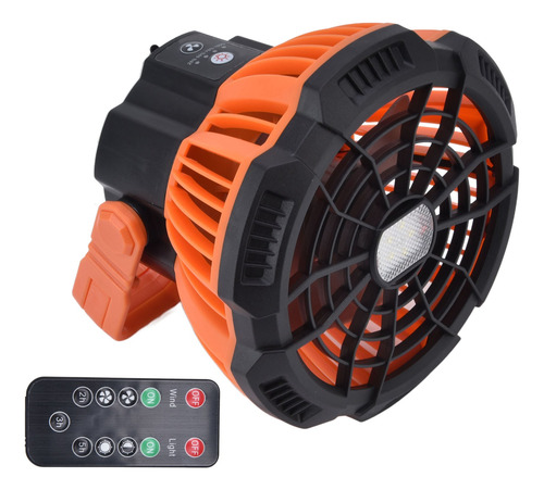 Ventilador De Camping Con Carga Usb Ligera Y Silenciosa, Rot