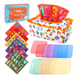 Angreel Caja De Panuelos Para Bebe, Juguete Montessori De 6