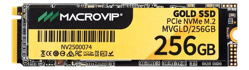 Ssd Hd Pcie Nvme M.2 Macrovip Gold 256gb Mvgld Ultra Rapido