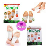 Caja De 10 Parches Desintoxicantes Kinoki Para Pies 