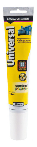 Sellador Silicona Universal Suprabond Blanco 110ml