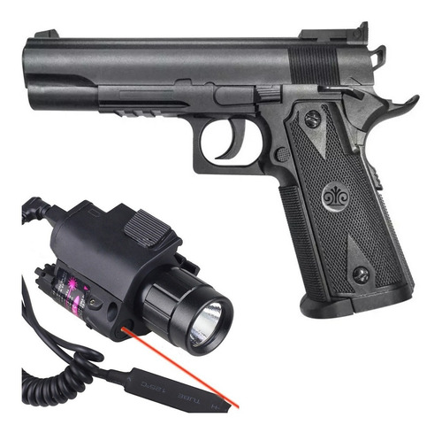 Pistola Balin Stinger P1911 Match + Laser Center Point Caza