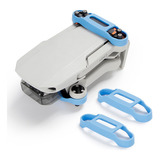 Protetor Silicone Trava Hélices Drone Dji Mavic Mini1, 2, Se Cor Azul