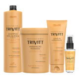 Trivitt Shampoo 1l+ Mascara 1kg+leave-in + Reparador