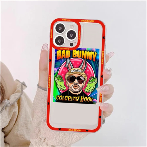 Funda De Teléfono Sola Bad Bunny Maluma Para iPhone 11, 12,