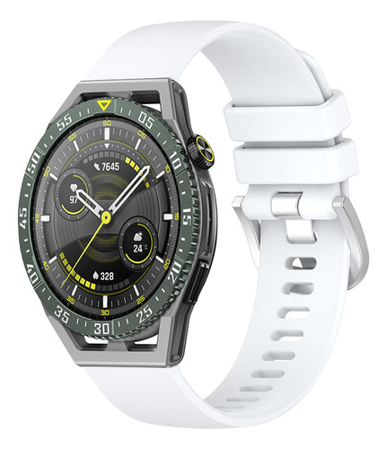 Correa De Reloj Blanca Brillante Para Huawei Watch Gt3 Se