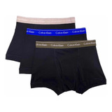 Bóxers Calvin Klein 3 Pack Trunk Classic Fit De Algodon 