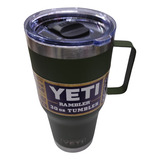 Termo Yeti 30 Oz Con Agarradera Color Verde Militar 