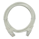 Cabo De Rede 1,5 Metros Lan Utp Cat6 Montado Branco