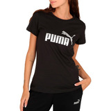 Remera Puma Lifestyle Mujer Metalic Logo Neg-pta Cli