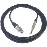 Cable Balancea Xlr Hembra A Plug 6.3 3 Mts Conector Neutrik