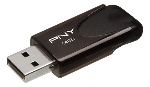 Pendrive 64gb Pny Attaché 4 Usb 2.0 Color Negro