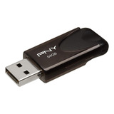 Pendrive 64gb Pny Attaché 4 Usb 2.0 Color Negro