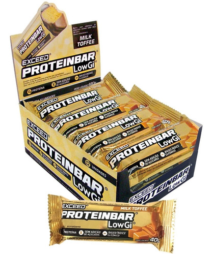 Exceed Protein Bar Low Gi (12un.x40g) - Exceed