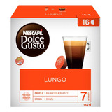 Cafe Capsulas Dolce Gusto Nescafe Lungo 16u