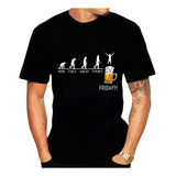 Camisa Camiseta Masculina 100% Algodão Sexta Feira Cerveja