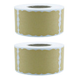 Etiquetas Personalizadas Kraft Paper Sealer Gift 500 Unidade