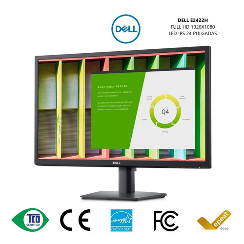 Monitor Dell 24 Pulgadas E2422h Full Hd Led Ips Display Port