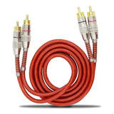 Cabo Rca 1m Blindado Som Amplificador Automotivo Prime Plug