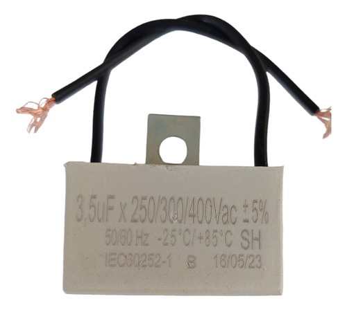 Capacitor Cbb61 Para Motor Ventilador 3,5uf 250/300/400vac