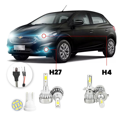 Kit Lampada Led Onix Joy 2021 20000lm Alto+baixo+milha