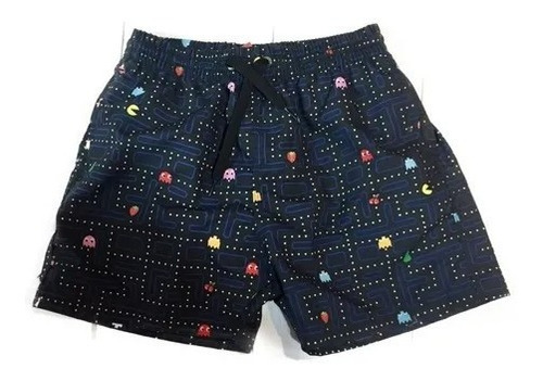 Short Baño De Pacman Con Suspensor Unisex Espectacular Diseñ