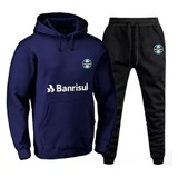 Conjunto Blusa + Calça Time Futebol Grêmio Unissex Top