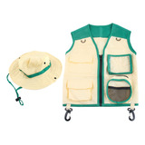 Kit De Chaleco Y Sombrero De Explorador Para Niños