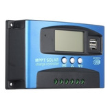 Controlador De Carga Solar Dual Usb Ld Display 100a Mppt