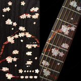 Inlay Sticker Árbol De Zakura Para Guitarra/bajo Diapasón 