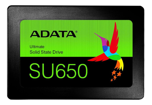 Disco Sólido Ssd Interno Adata Ultimate Su650 Asu650ss-120gt-r 120gb Negro