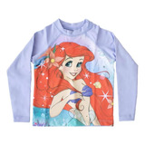 Remera Uv Sirenita Niña Proteccion Solar Princesas Disney®