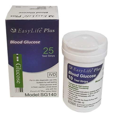 Pack50 Cinta Para Glicemia Glucosa Easy Life Plus - Deltamed