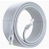 Cable De Red Patchcord 20 Metros Utp Cat5e Inyectado Blanco