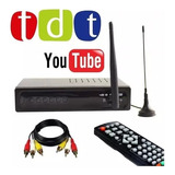 Decodificador Tdt Con Wifi+ Antena +control + Cables