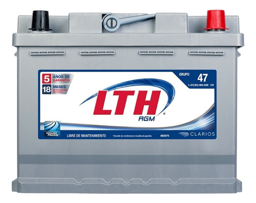 Bateria Lth Agm Hyundai Tucson 2019 - L-47-660