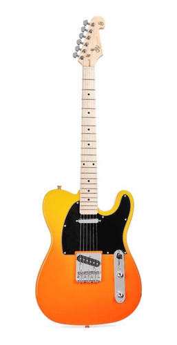 Guitarra Elétrica Sx Telecaster Sem2 Bf Burning Fire