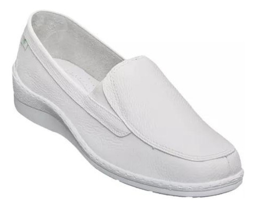 Zapato Cerrado De Dotación Dama Romulo Ref 0898/2551 Blanco
