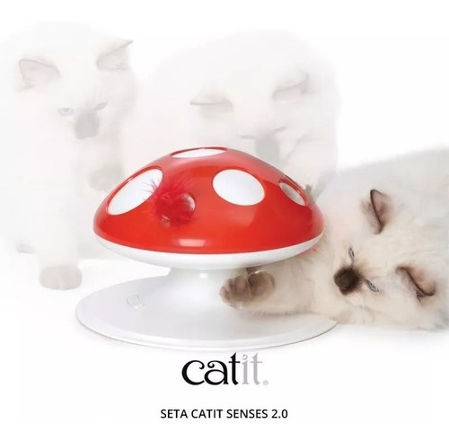 Hongo Electrónico Juego Juguete Interactivo Para Gatos Catit