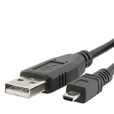 Usb 2.0 Del Negro De A A 8-pin Mini B Cable W / Ferrita - 1.