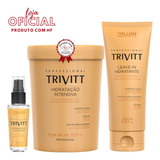 Kit Hidratação Trivitt/leave-in/reparador De Pontas