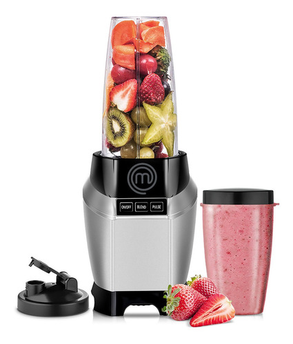 Licuadora Y Procesador Nutri-blender Max 1000w Masterchef Color Plateado