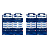 Lâmina De Barbear Gillette Platinum - 2 Cartelas C/60u Cada