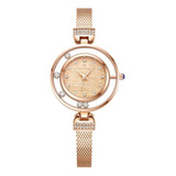 Reloj De Cuarzo/pequeño Reloj De Oro De Moda Con Reloj De