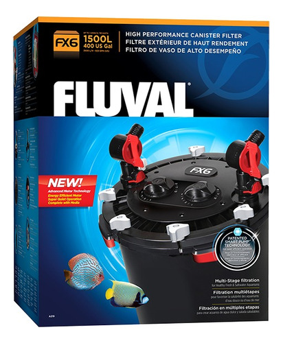 Filtro Canister Fluval Fx6 Para Acuarios De 1600 Litros