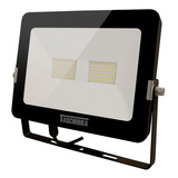 Refletor Holofote De Led Preto 50w Luz 3000k Taschibra 110v Cor Da Luz Amarela 3000k Cor Da Carcaça Preto Voltagem 110v