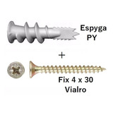 50 U. Tarugo Espyral Placa De Yeso Durlock + Torn. 4 X 30