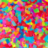 Papelitos Confeti Multicolor Maquina Lanza Papel Dj 1kilo
