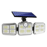 Holofote Solar Powerlight Led 800w Com 3 Cabeças Fretegrátis