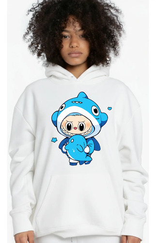 Sudadera Labubu Tiburón